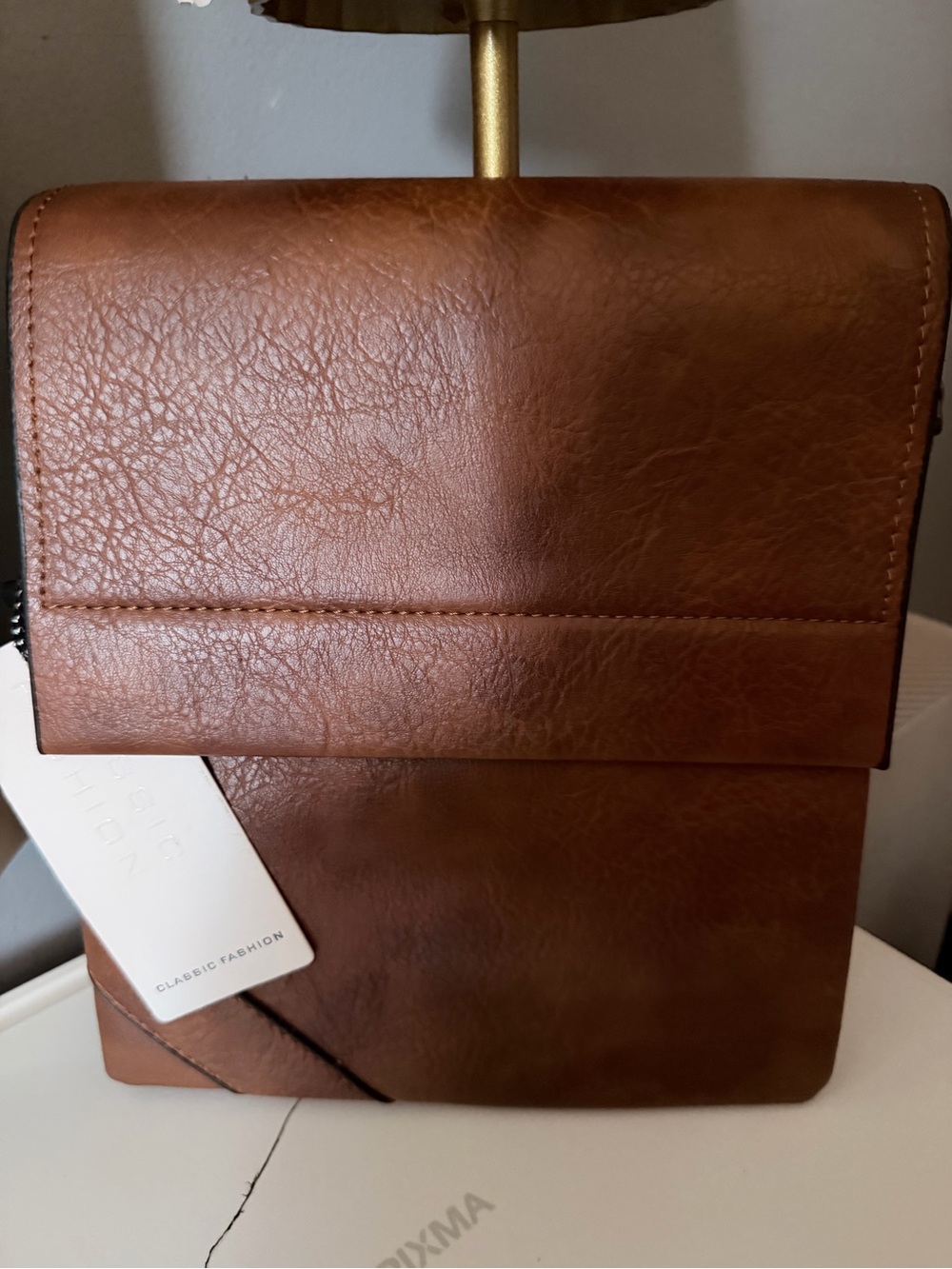Womens Brown Leather Crossbody Bag - Classic Fashion